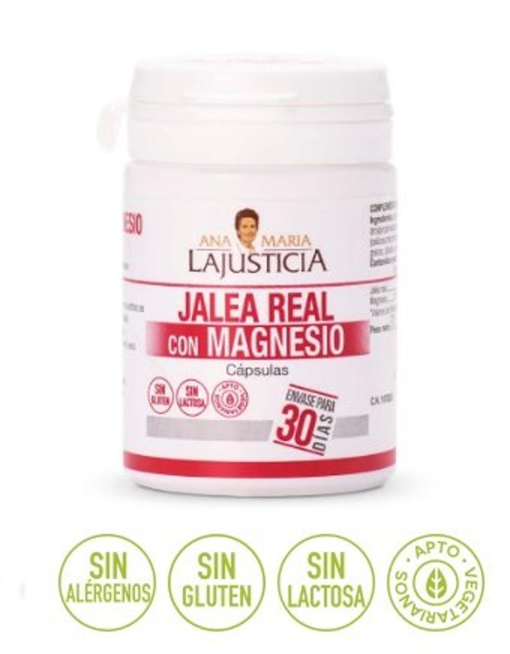 LA JUSTICIA Geleia Real com Magnésio (cápsulas) ANA MARIA LA JUSTICIA