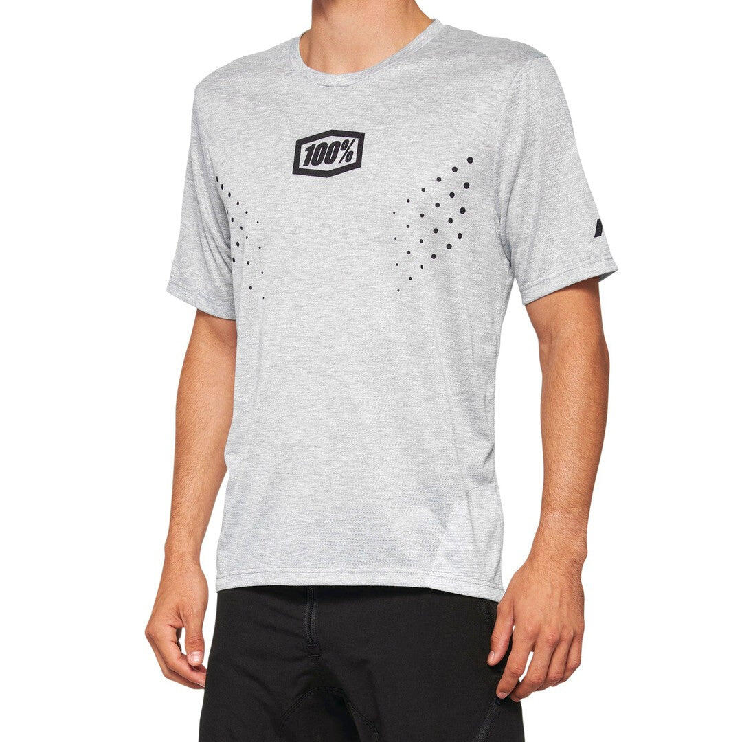 100 Percent AIRMATIC MESH Jersey Grey