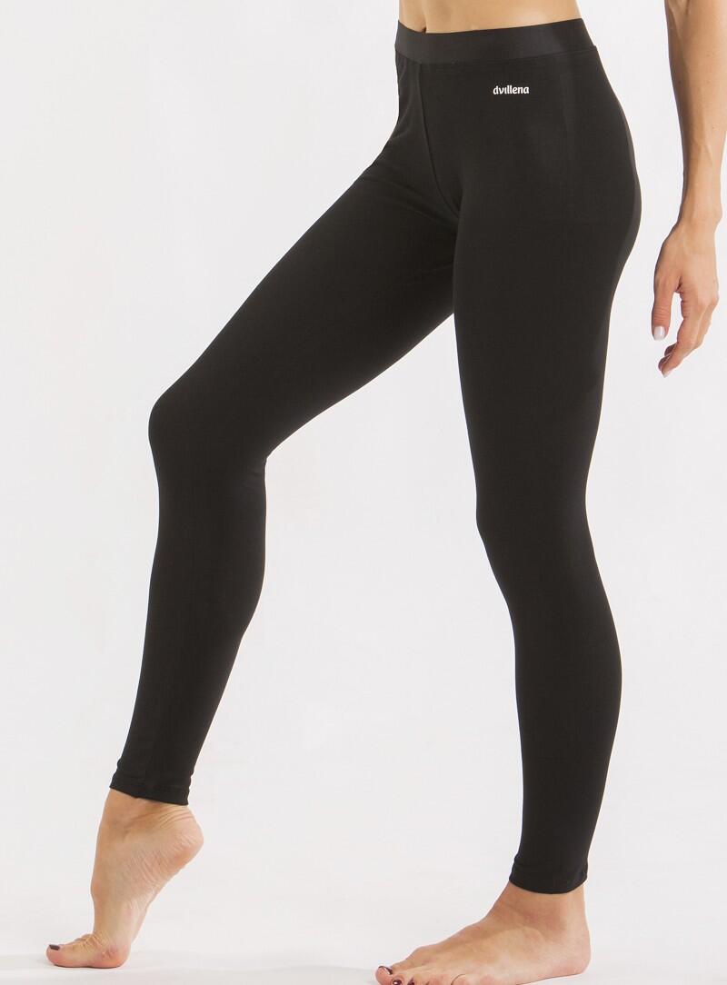 DVILLENA Mallas leggings Gimnasia Dvillena Largo Negro Elástico
