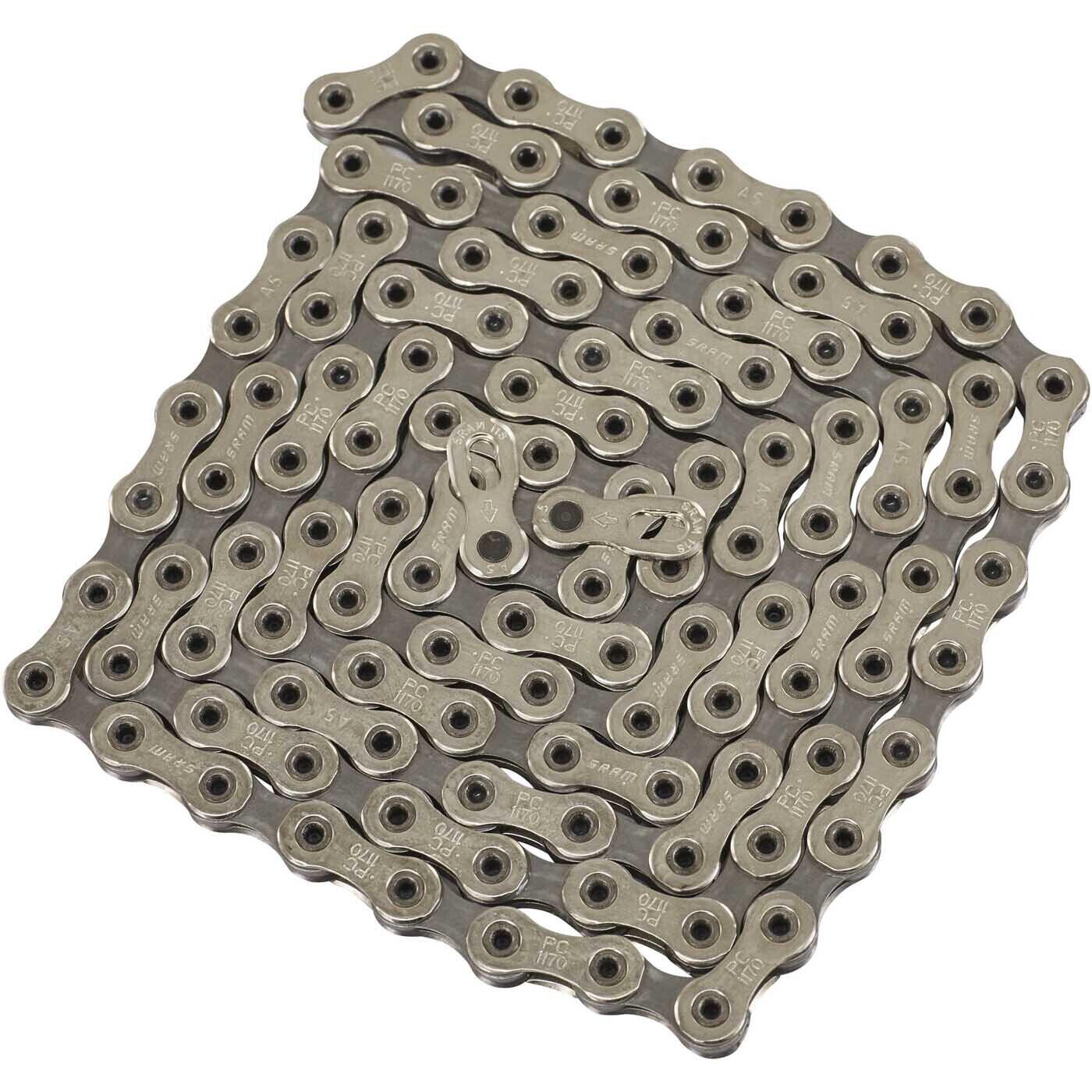PC1170 HollowPin 11 Speed Chain Silver 120 Link with PowerLock 2/3