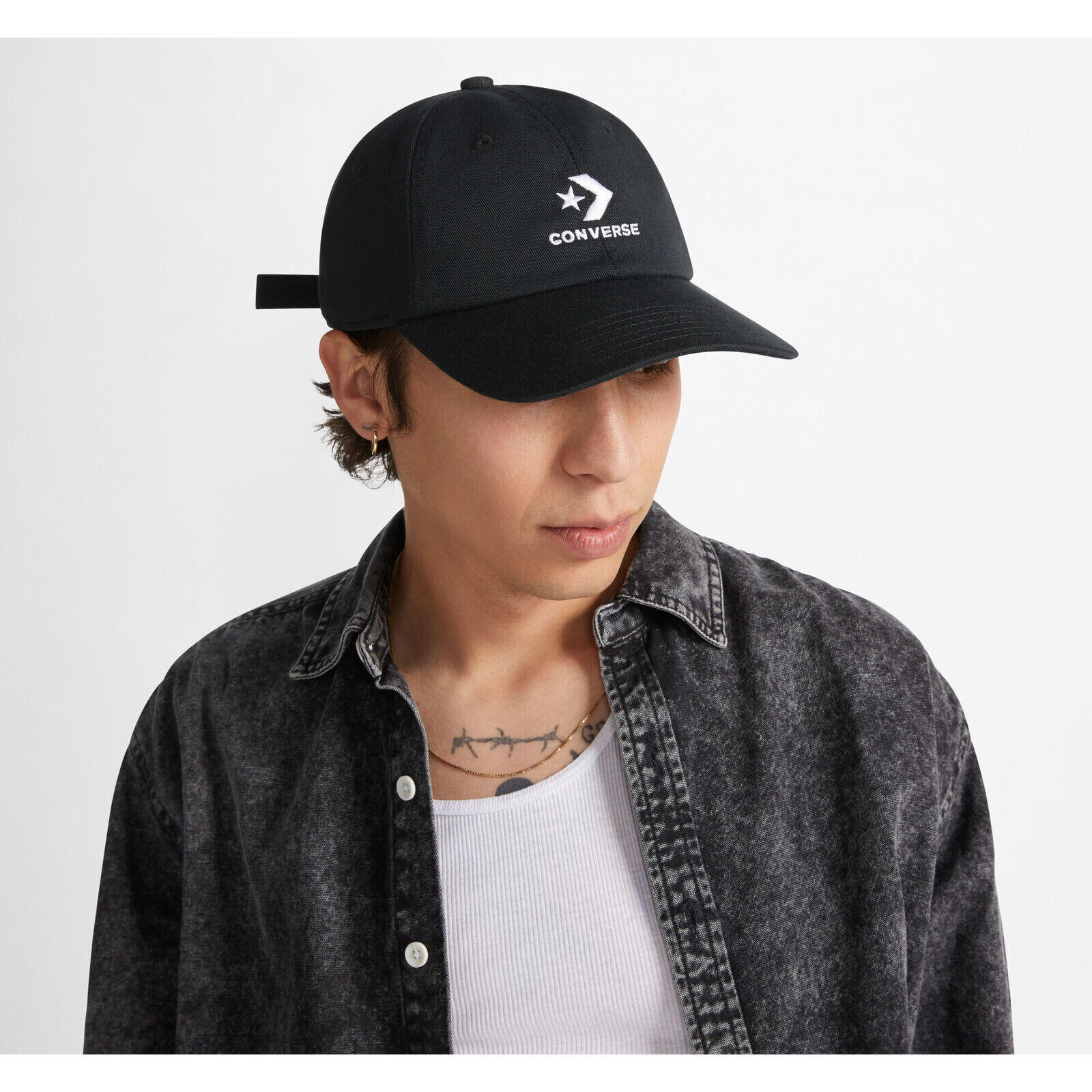 Casquette Converse Lock Up, Noir, Unisexe 3/4