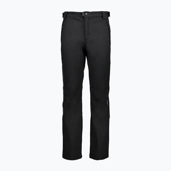 CMP Outdoorhose MAN SOFTSHELL LONG PANT für Herren, Fleecefutter NERO 56