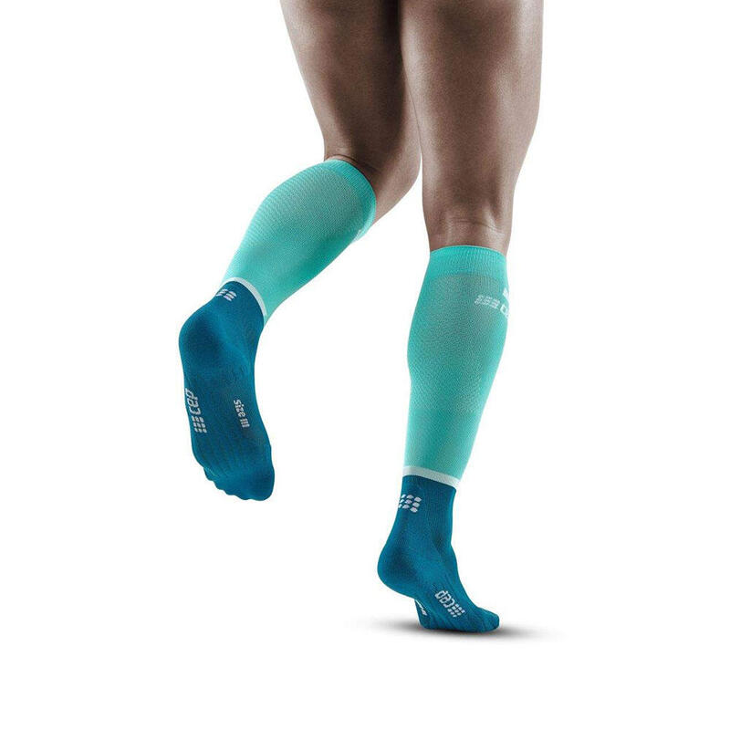 The Run Socks V4 Tall 男士跑步壓力襪 (一對) - 淺藍色