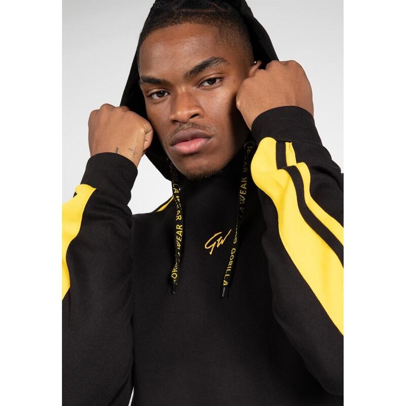 Banks Oversized Hoodie - Zwart/Geel