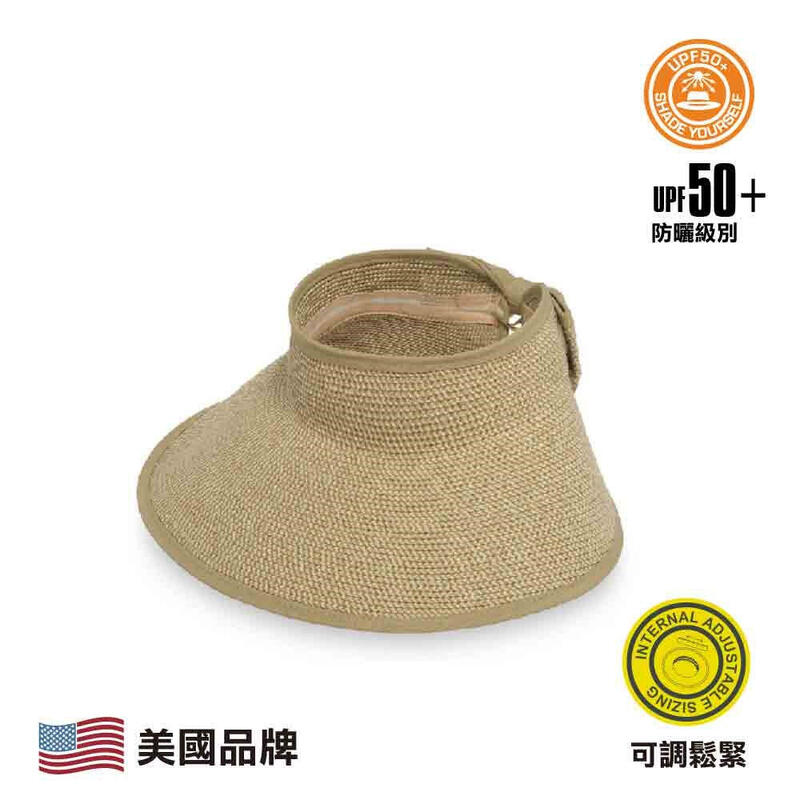 UPF50+ Garden Visor Natural 防曬帽