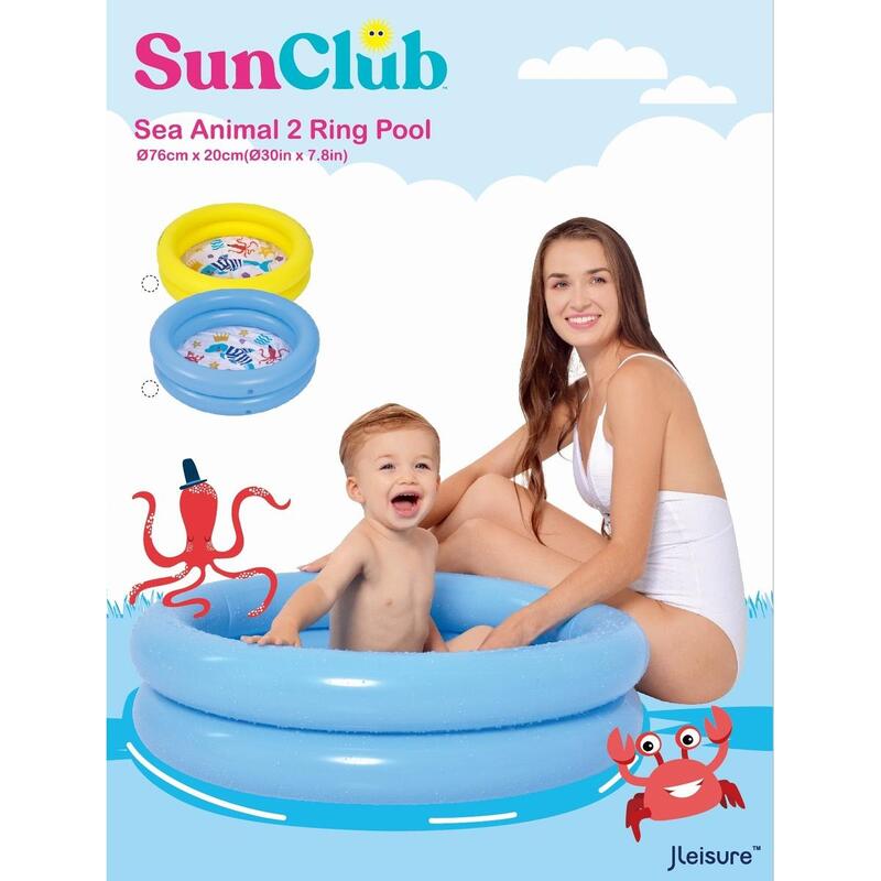 Basen dziecięcy 2 pierściniowy Sun Club 76x20cm