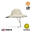 UPF50+Latitude Hat 防曬帽 - 杏色