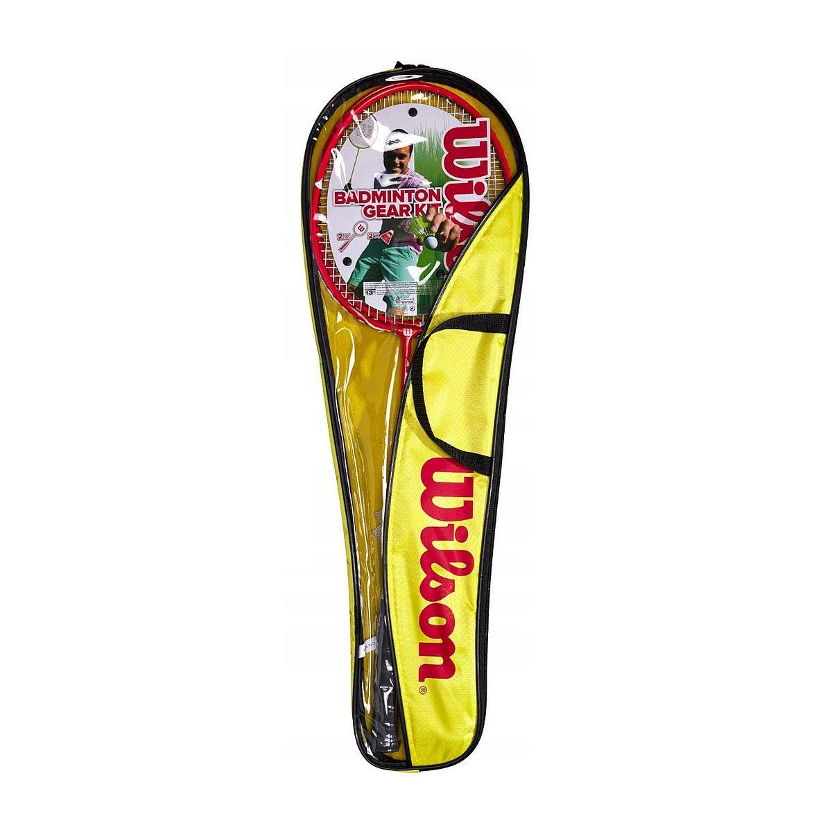 Set da Badminton Wilson per 2 Giocatori con 2 Racchette e Volani 3/3