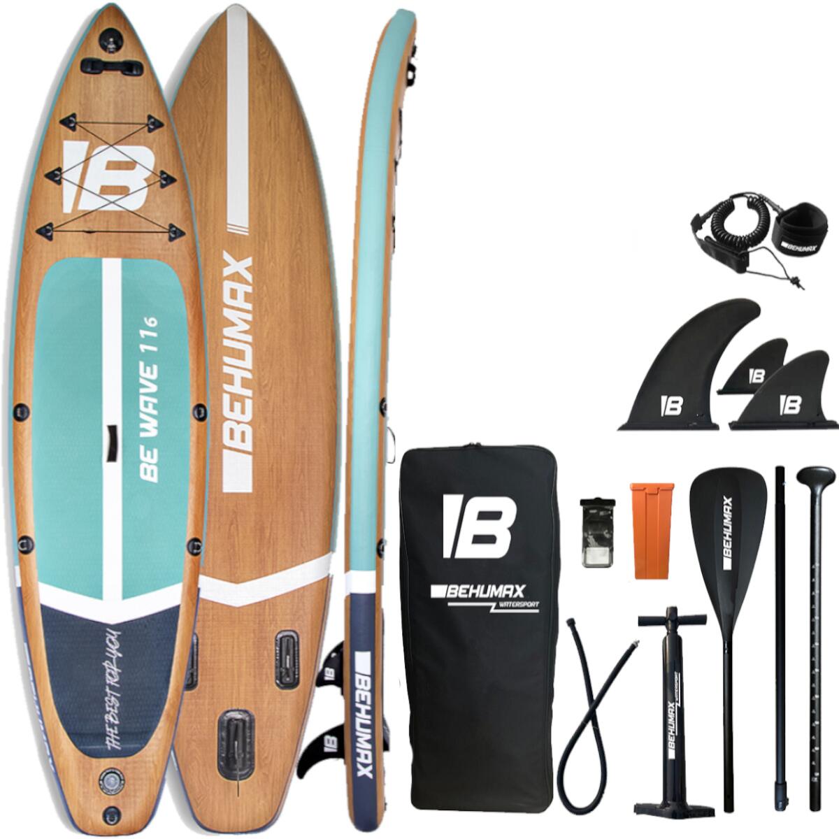 Behumax - Planche De Stand Up Paddle - Be Wave Pacific - Planche De Stand Up Paddle - Marron - Kid Unique - Decathlon
