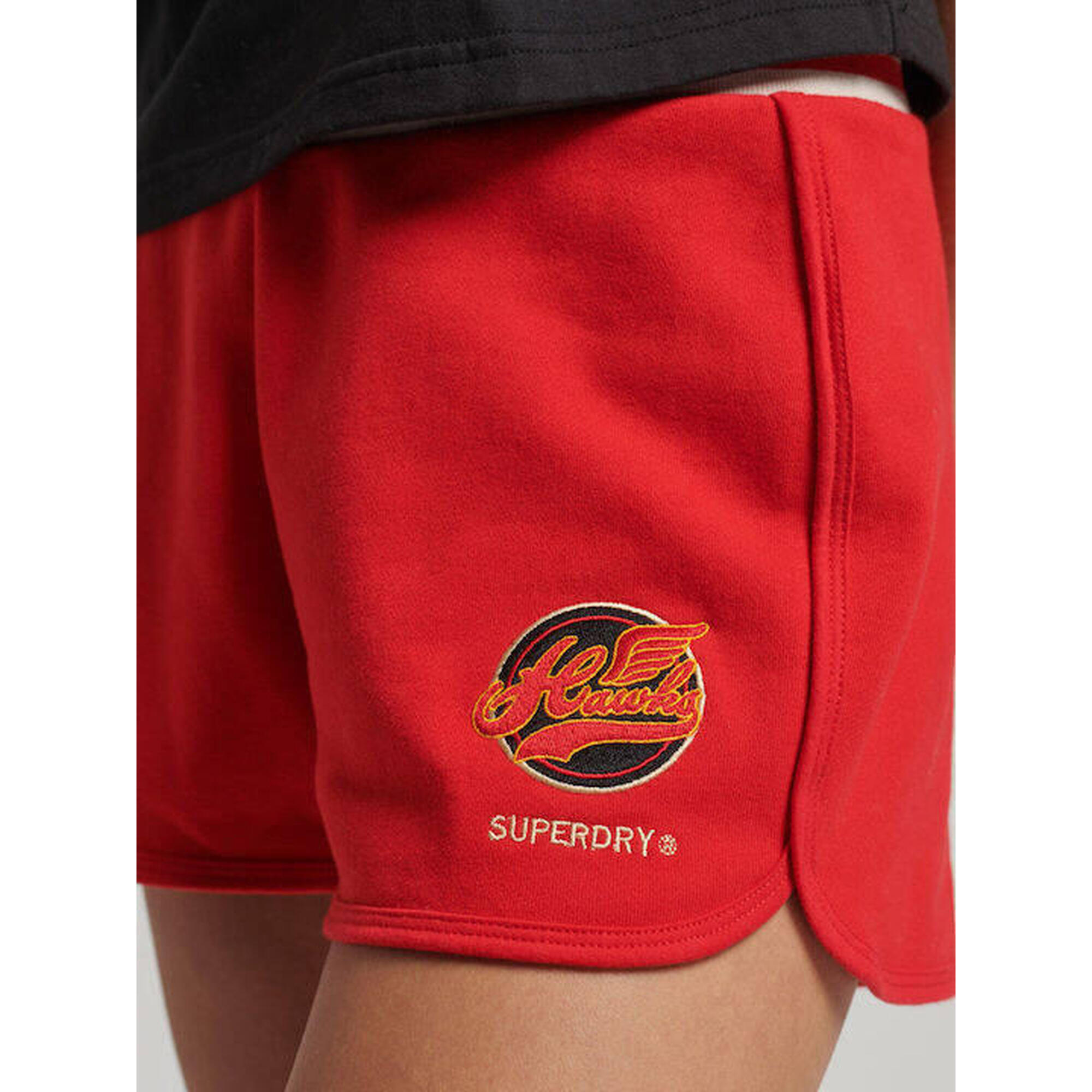 Pantaloni scurți sport pentru femei Superdry Vintage Colegiate