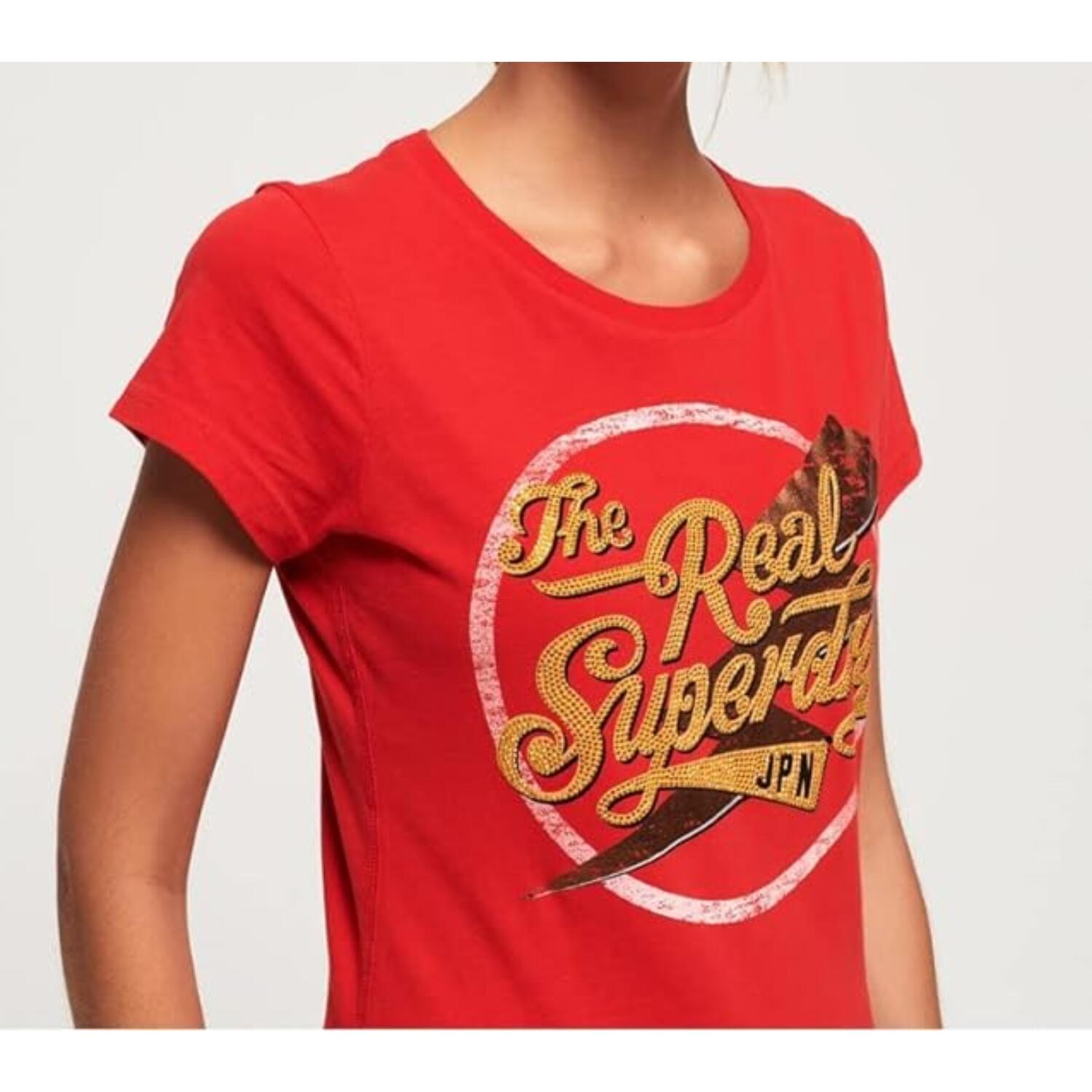 T-shirt de randonnée Superdry pour femmes The Real Sparkle Entry 3/6