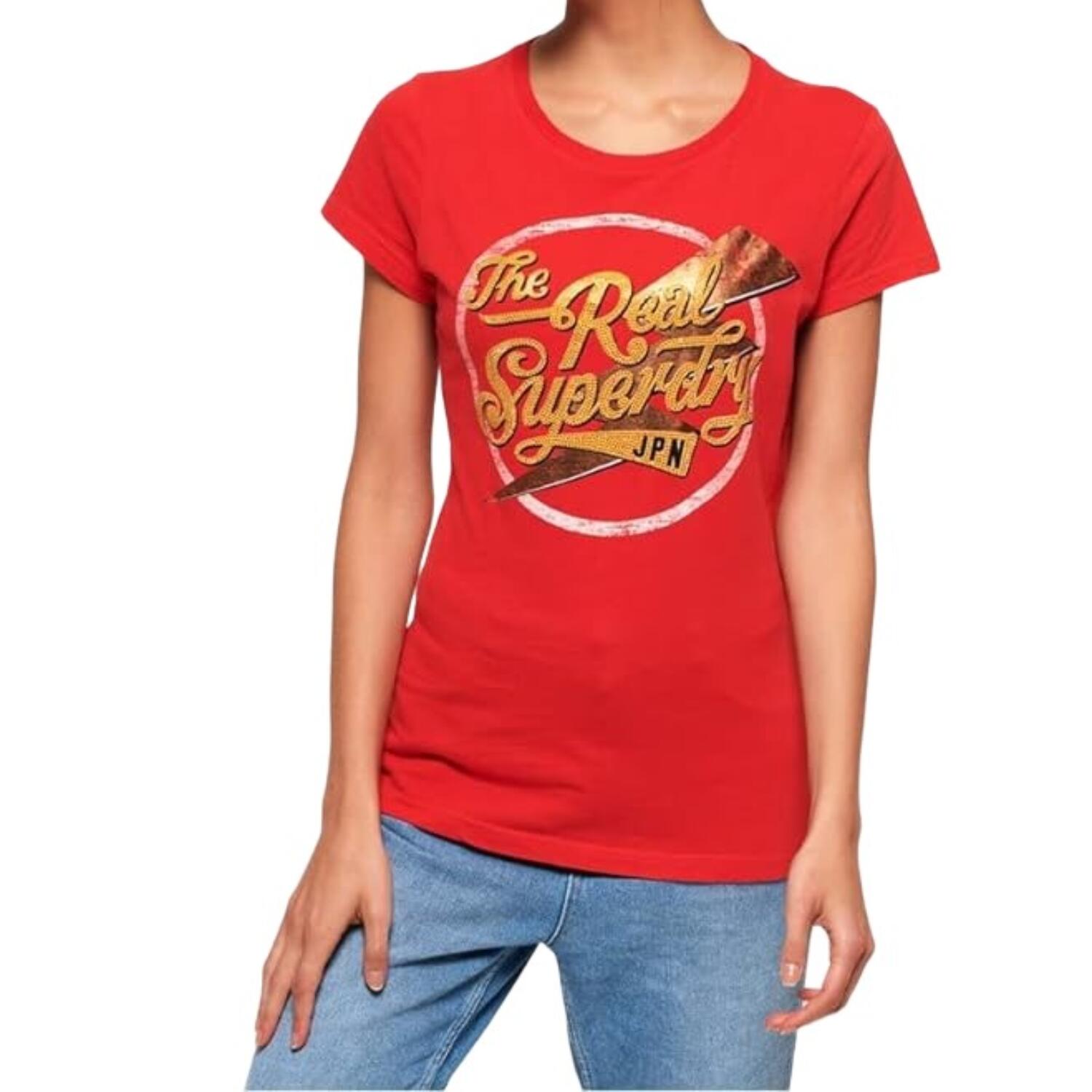 T-shirt de randonnée Superdry pour femmes The Real Sparkle Entry 1/6