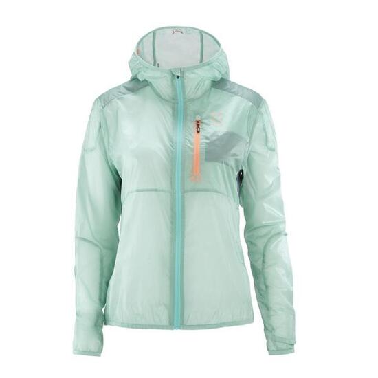 Chaqueta Senderismo en la naturaleza Mujer ALTUS RORAIMA BLUE cortavientos