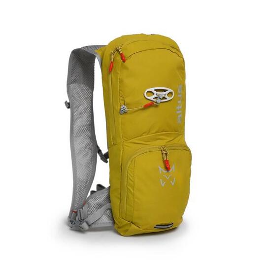 Mochila Cicloturismo Adulto ALTUS YUNGAS Yellow ochre daypack