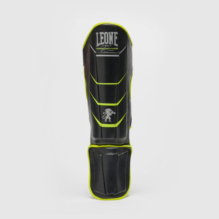 Leone1947 REVO FLUO espinilleras negras L/XL 5/7