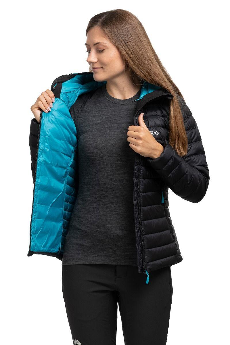 Kurtka puchowa damska Microlight Alpine Women czarna 4/6