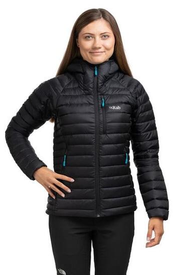 Giacca piumino donna Rab Microlight Alpine Women nero XS