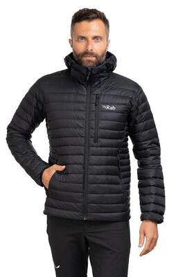 Giacca piumino uomo Rab Microlight Alpine nero S