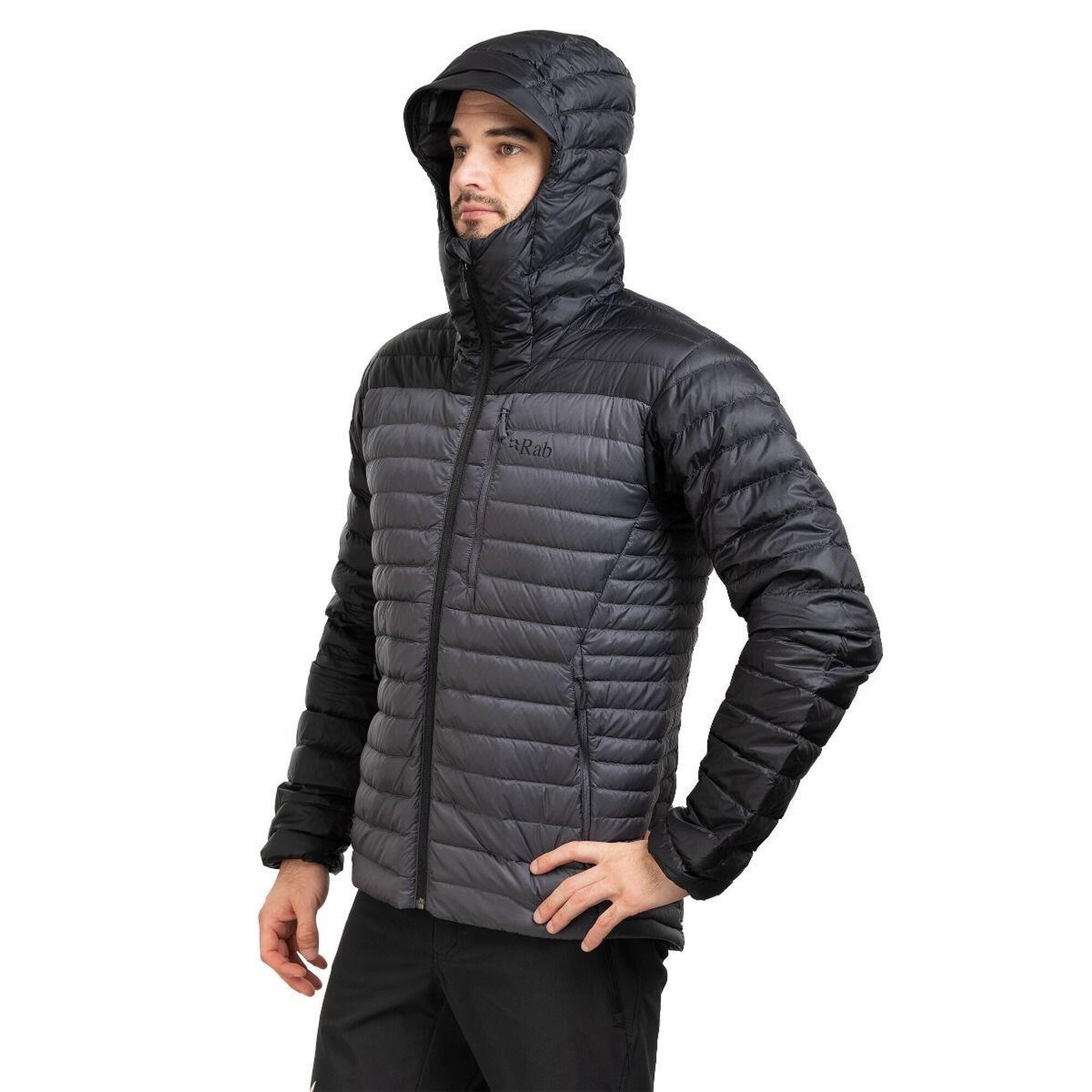 Kurtka puchowa męska Rab Microlight Alpine Jacket z kapturem