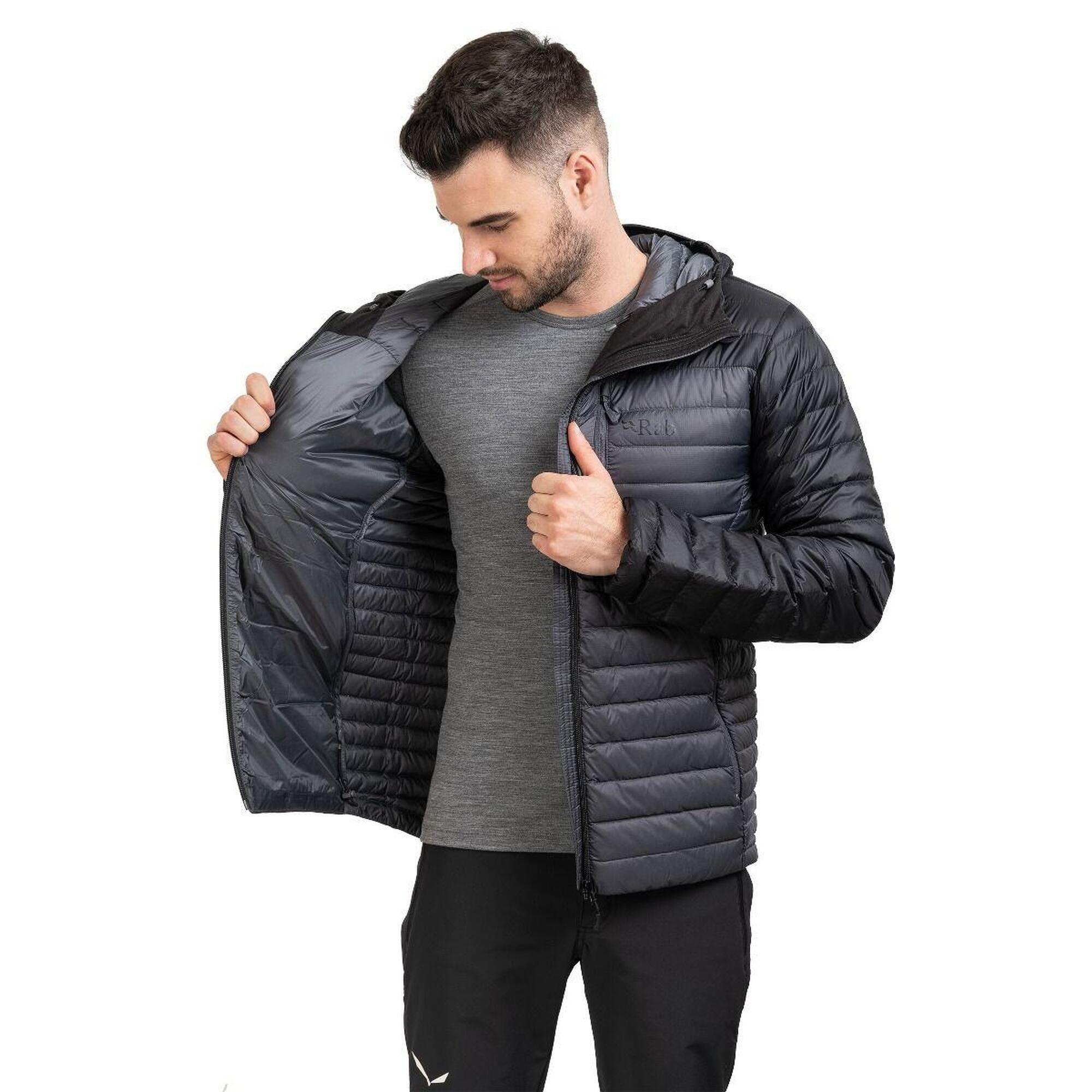 Kurtka puchowa męska Rab Microlight Alpine Jacket z kapturem