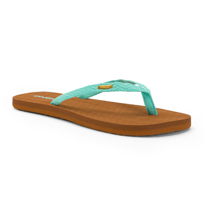 Ditsy Jacquard Bloom Sandals női flip flop papucs - zöld