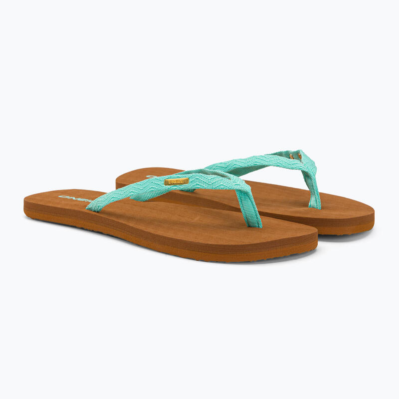 Ditsy Jacquard Bloom Sandals női flip flop papucs - zöld