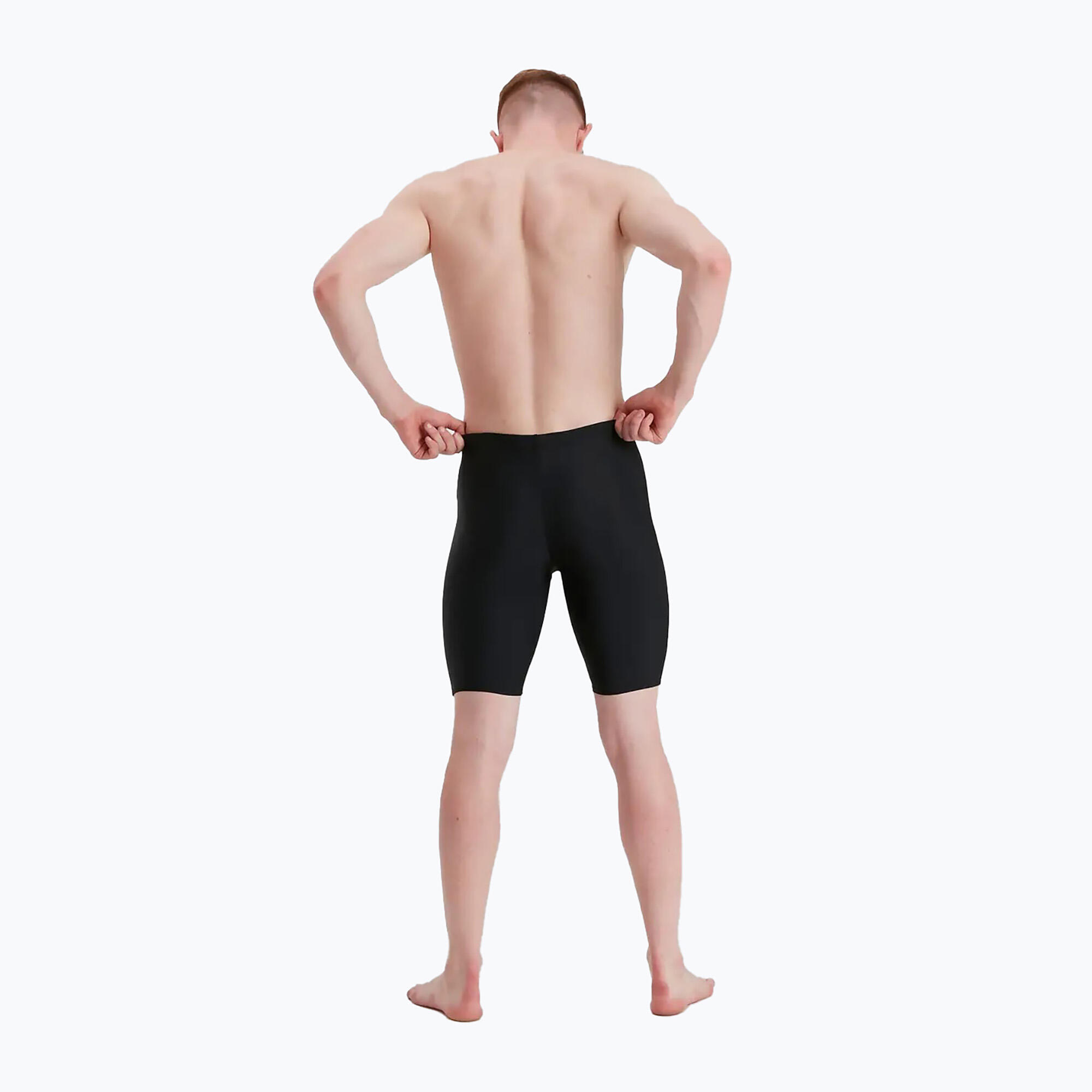 Short De Bain Long Motif/style Imprimé MEDLEY Homme (Noir / Gris Imprimé) 3/6