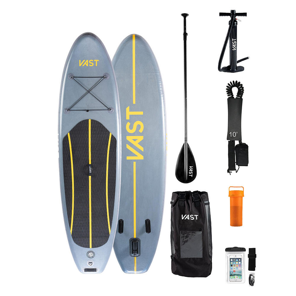VAST Aurora 10'6" Allround iSUP - Charcoal/Yellow