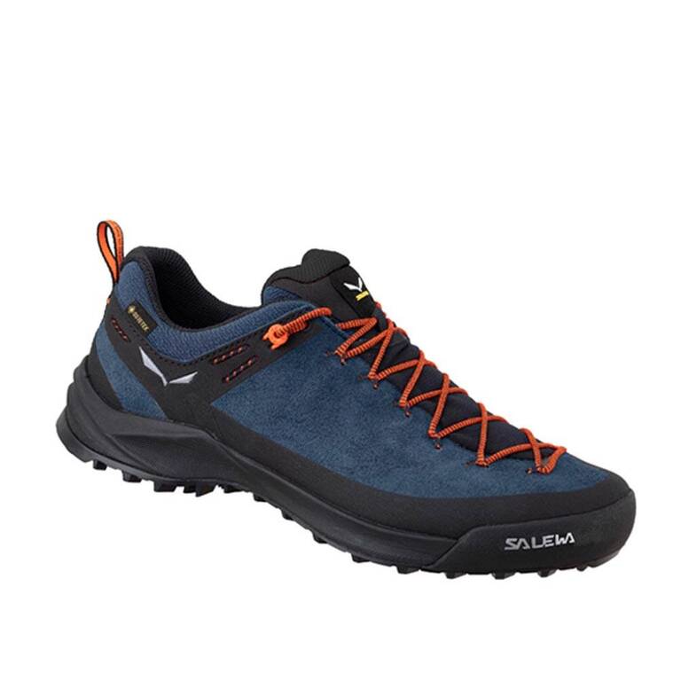 Salewa Wildfire Leather Gore-Tex® Approach Shoes Blue Dark Denim/Black