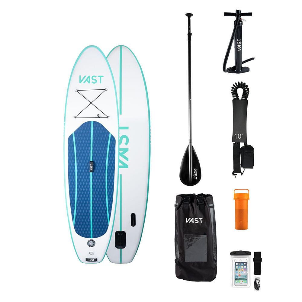 VAST Astro 8'6" Junior Allround iSUP - White/Aqua