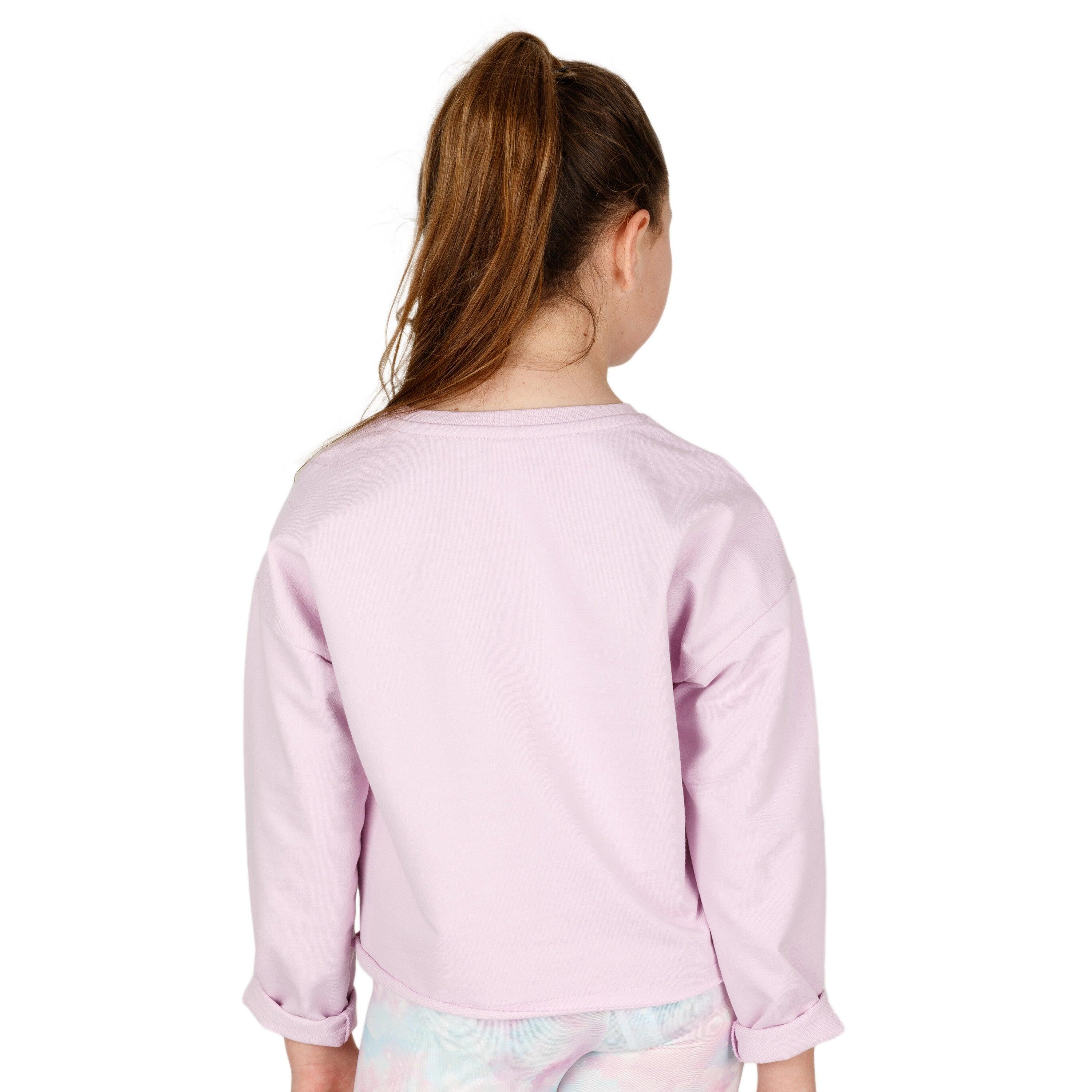 Blusa de moletom roxa com zíper para 5/5