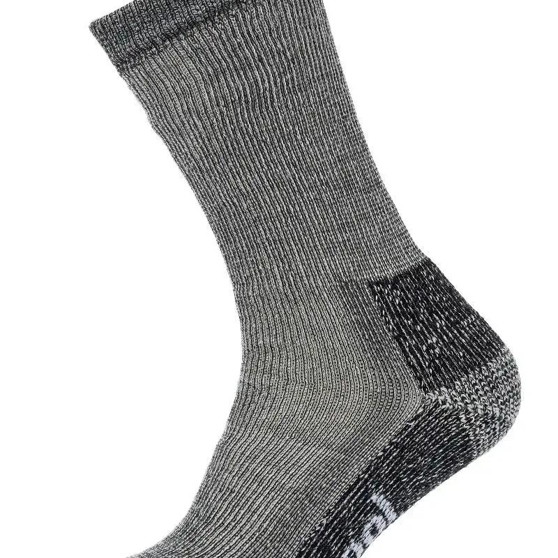 Unisex Classic Edition Extra Cushion Merino Hiking Socks - Charcoal/Black