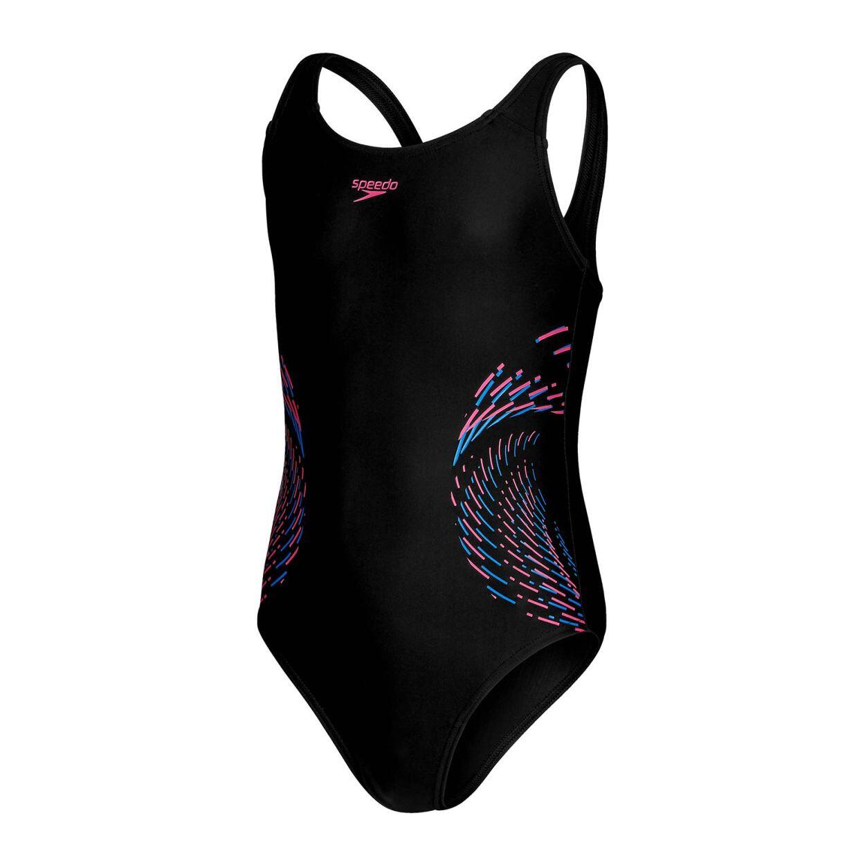 Dziewczęcy jednoczęściowy kostium kąpielowy Speedo Eco Plastisol Placem Muscleb