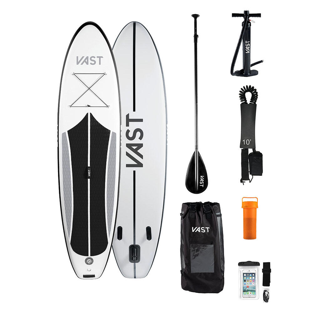 VAST Aurora 10'6" Allround iSUP - White/Black/Charcoal