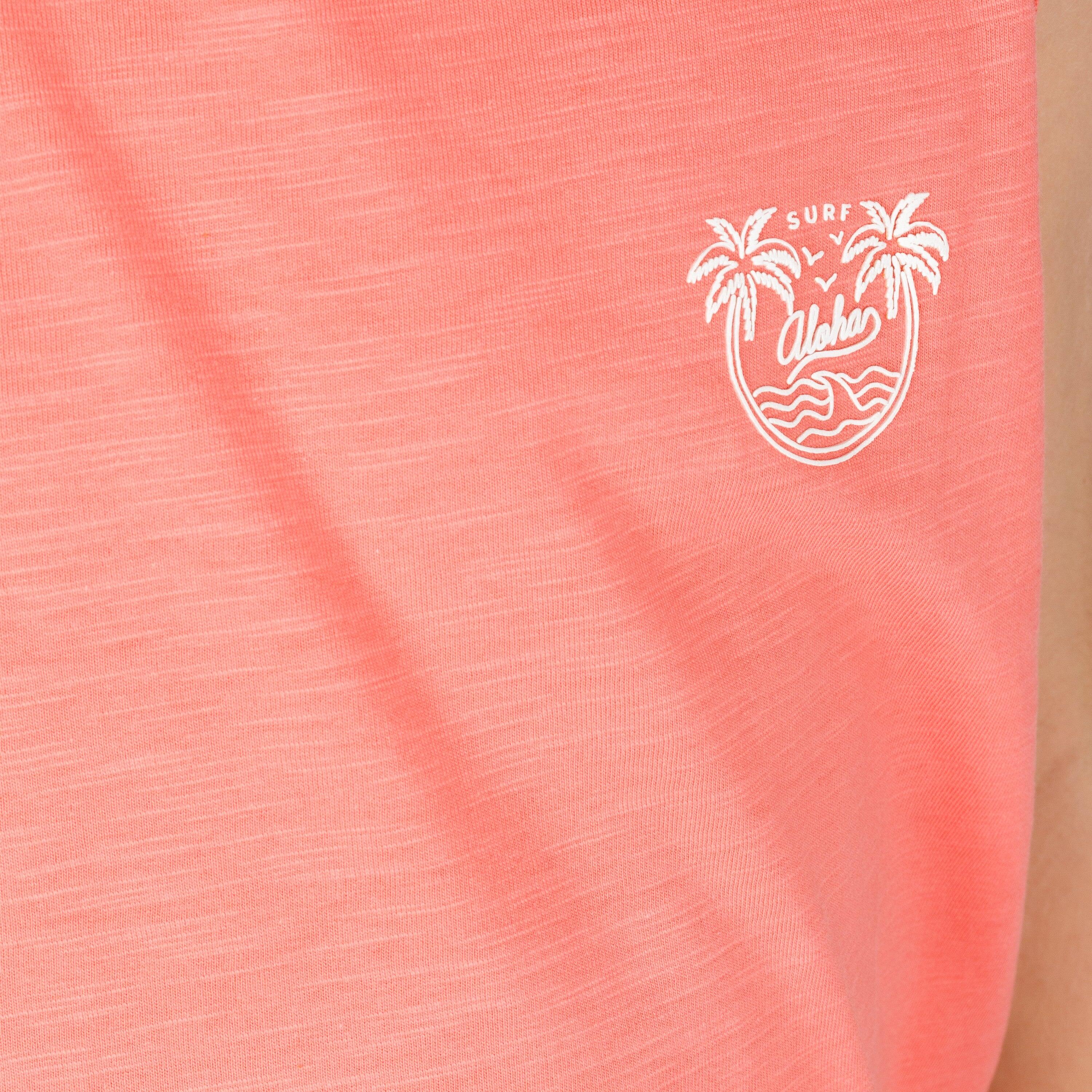 Camiseta sin mangas niño coral Aloha - Charanga 5/5