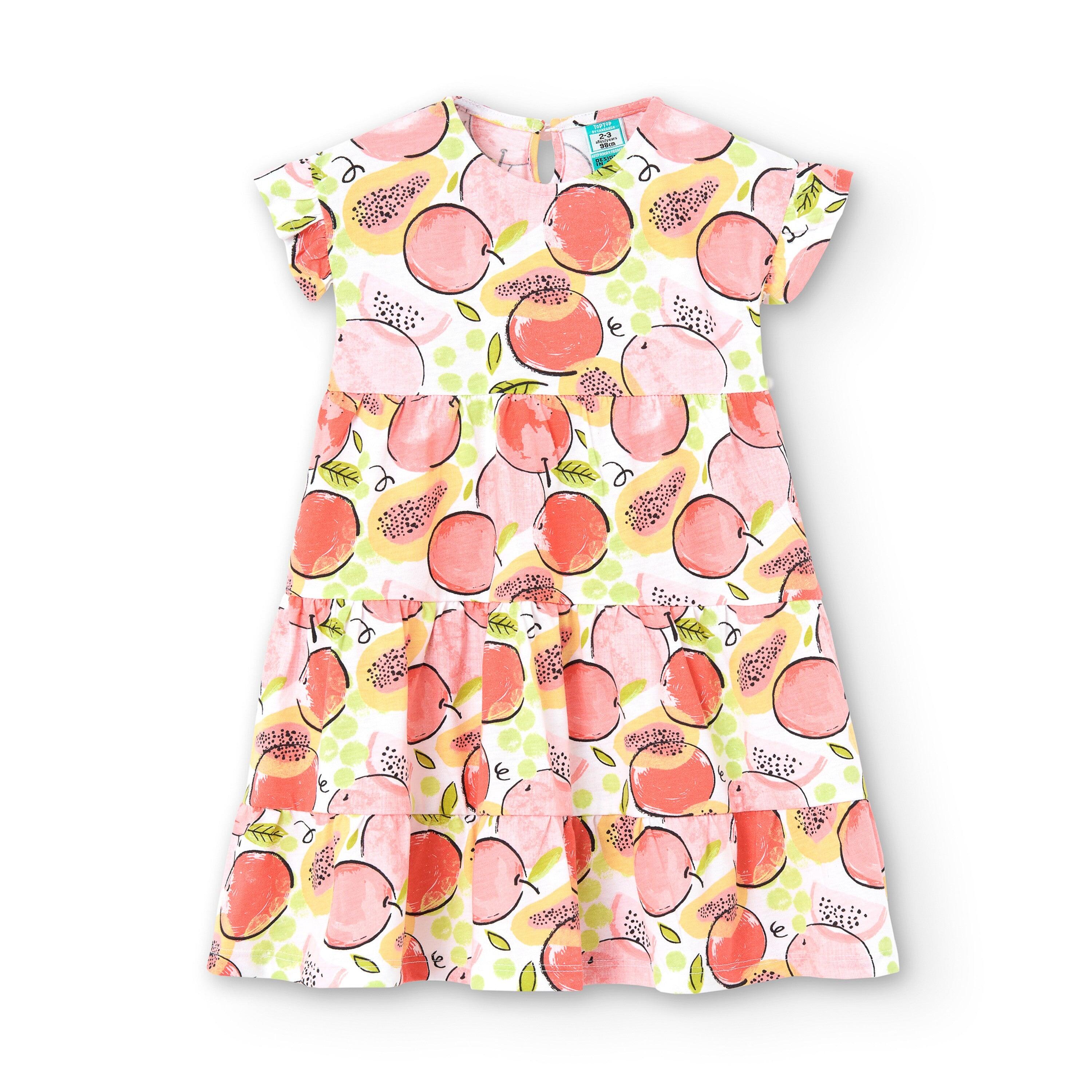 Vestido estampado para menina 4/5