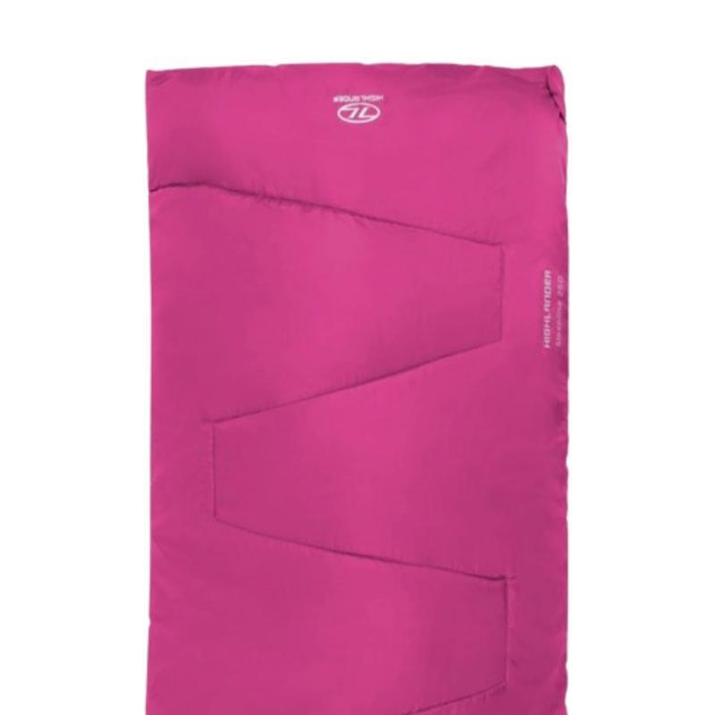 Highlander - Sleepline Sleeping Bag - 2 Seasons - Sac De Couchage - Rose - Taille Unique - Decathlon