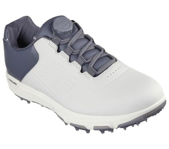 Skechers GO GOLF Pro 6 SL Twist, Zapatos de Golf Hombre, Blanco/Marino