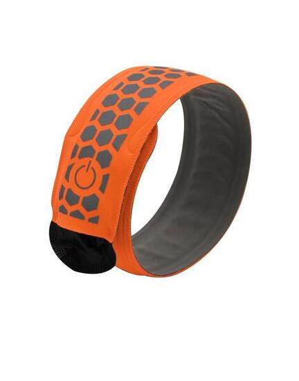 ILLUMIN8 O Brassard lumineux LED pour running/vélo - Orange