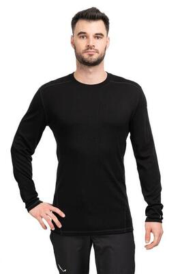 Maglia termica uomo Smartwool Classic Merino Base Layer Crew nero L