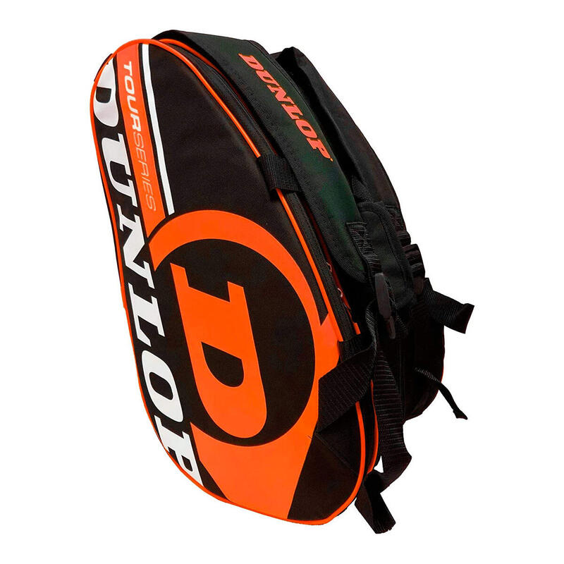 Paletero Dunlop Tour Intro Negro Naranja