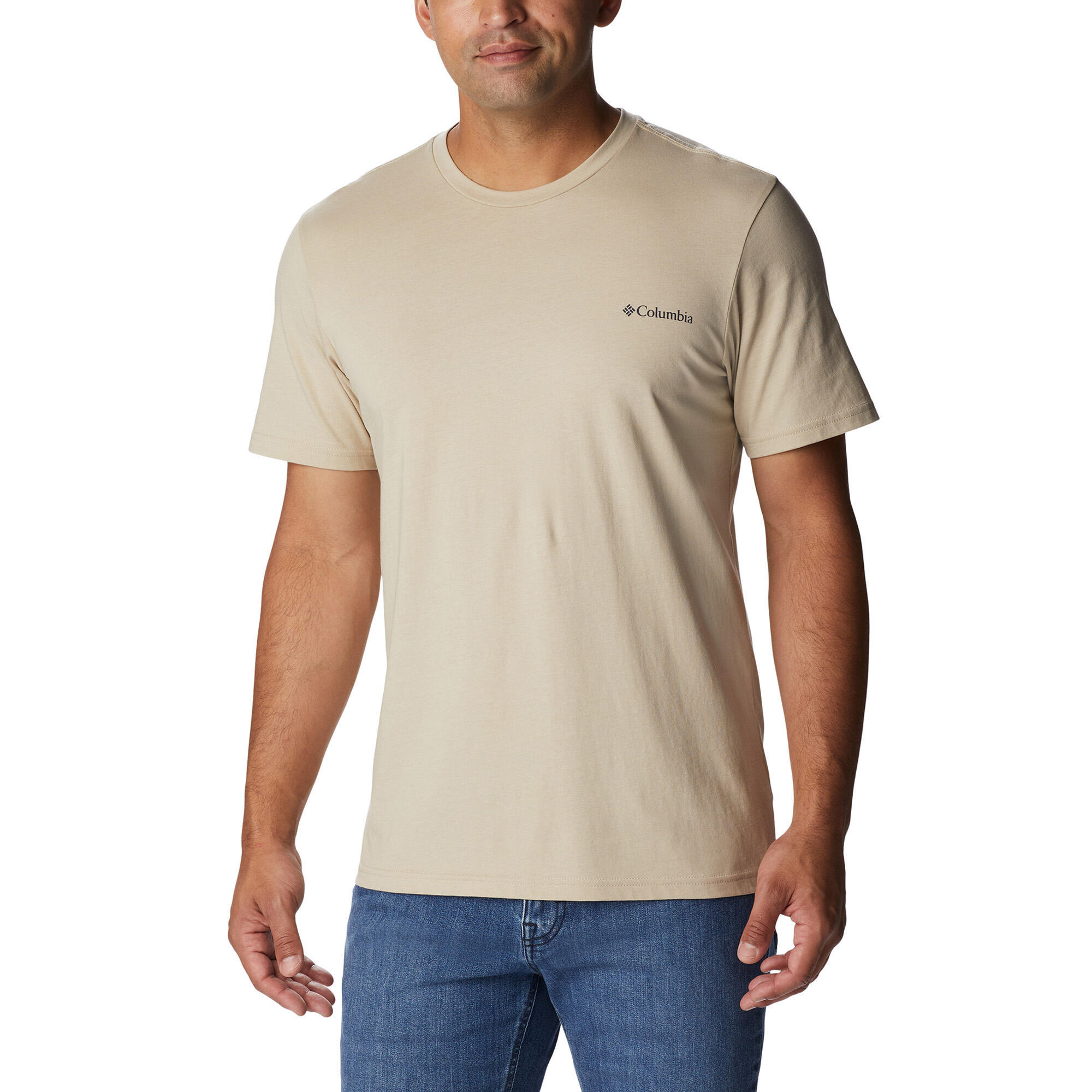 Columbia Rapid Ridge Back Graphic Trekking T shirt voor heren COLUMBIA Decathlon