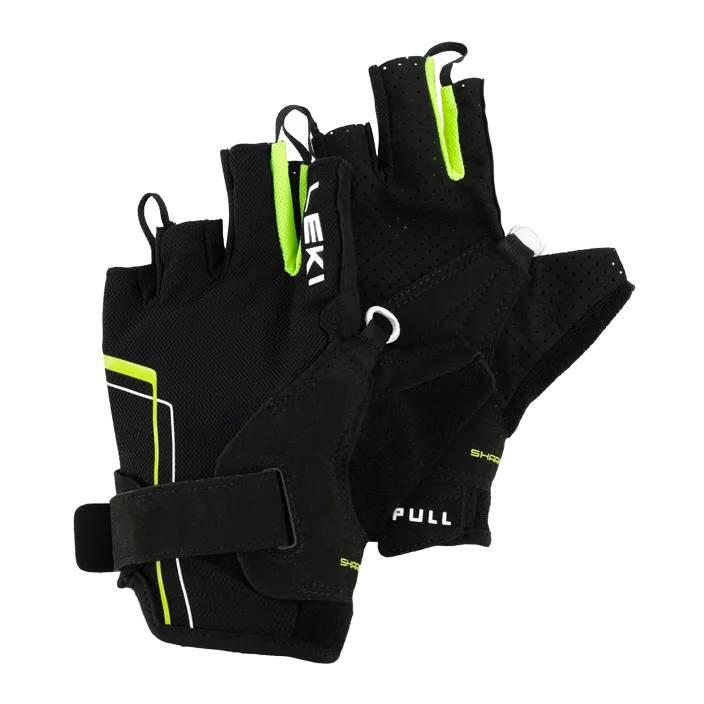 LEKI LEKI Nordic Breeze Shark Luvas curtas de caminhada nórdica