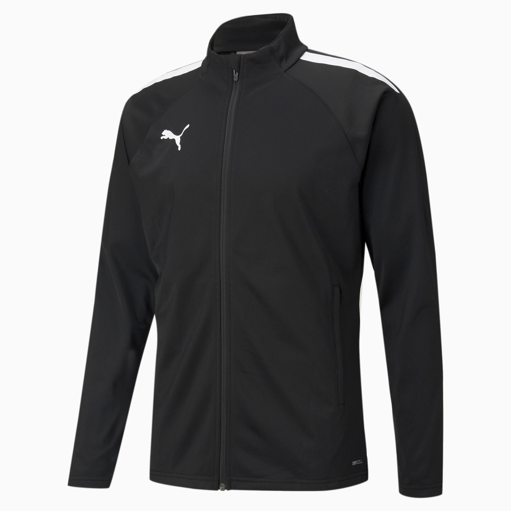 teamLIGA Fußball-Trainingsjacke Herren PUMA Black White 3/6