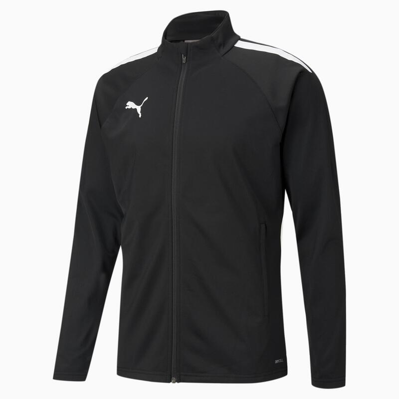 echipaLIGA Jachetă de fotbal pentru antrenament bărbați PUMA Black White
