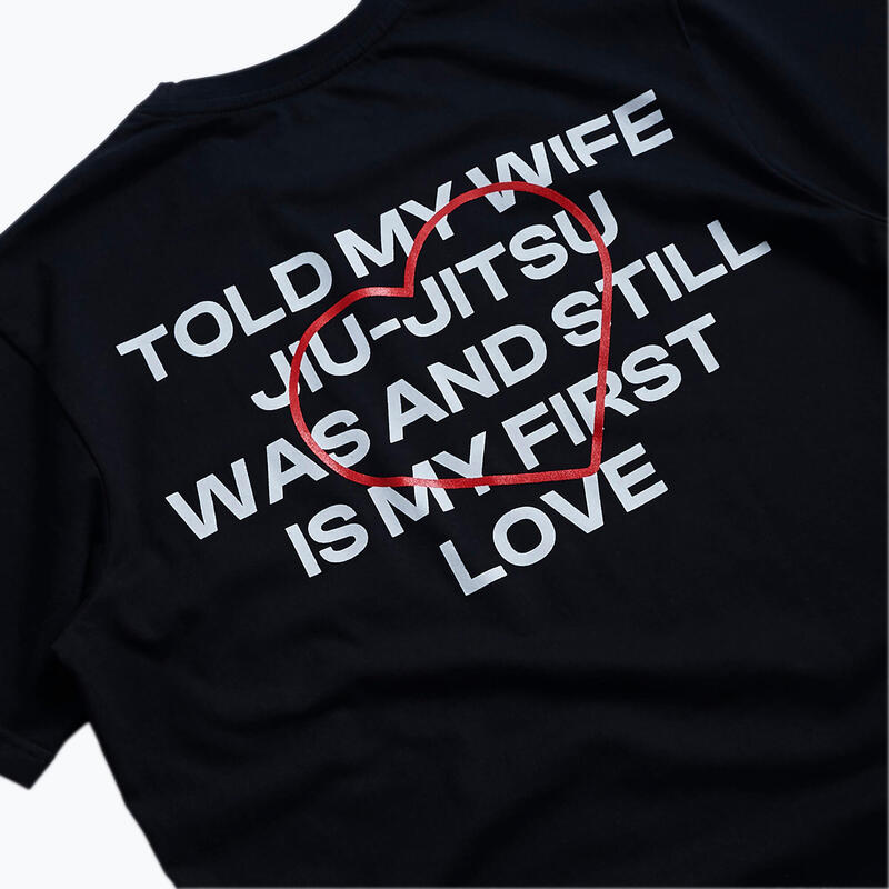 Tricou Arte Marțiale Mixte bărbați Manecă Scurtă Wife Negru