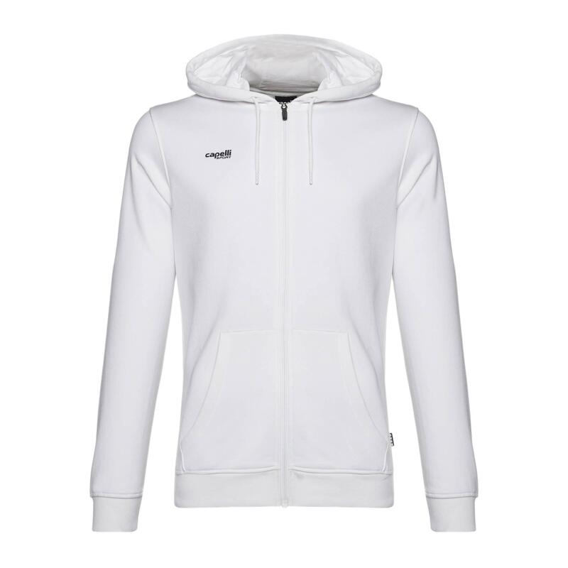 Bluza piłkarska męska Capelli Basics Adult Zip Hoodie