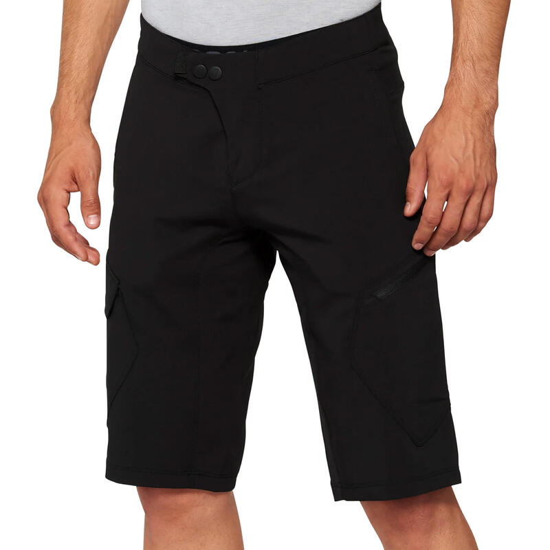 Férfi kerékpáros rövidnadrág 100% Ridecamp Shorts W/ Liner