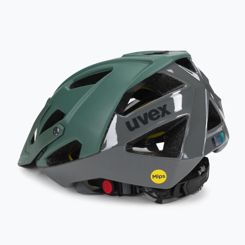 MTB UVEX Quatro Cicicleta Casco Mips Matte Green