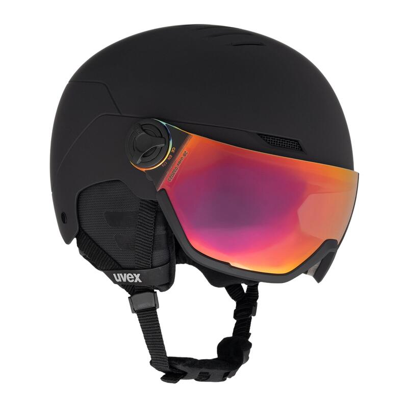 UVEX Wanted Visor skihelm zwart 56/6/262/1005 58-62 cm